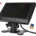 7 inç MONİTÖR, 4 VİDEO GİRİŞ - SD KART GİRİŞLİ