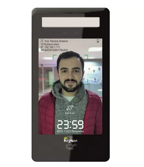 KeyFace-5.png ZKSOFTWARE KeyFace 5 Yüz Tanıma Cihazı - Görsel 1
